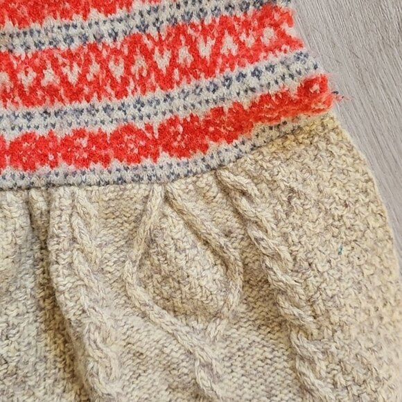 Free People Cable Knit Boho Knit Fall Winter Infinity Loop Scarf - Picture 3 of 10